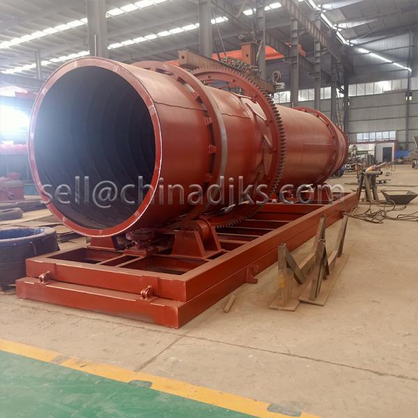 Mounted Stone Rotary Dryer Capacity 100t/H For Stone Washing Plant
