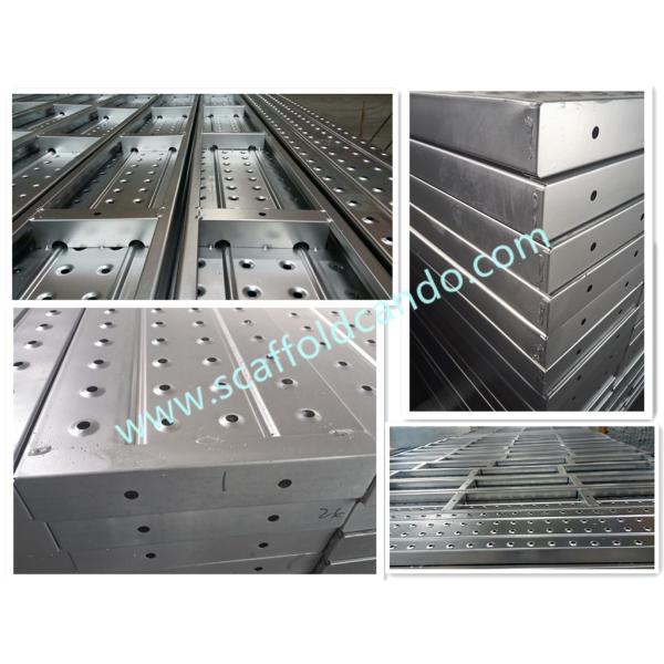 BS1139 EN12811 Galvanized Scaffolding steel plank steel board as working platform 300mmW, 2mL, 3mL, 4mL