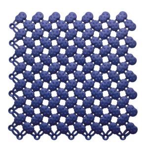 PVC Interlocking Floor Mat Anti Skid Bath Mat 20cmx20cm