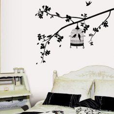 Custom Tree Wall Flower Stickers G103 / Floral Wall Stickers