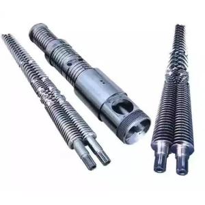 Bimetallic Screw And Barrel For Plastic Extruder Machines