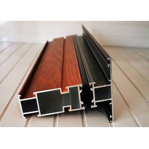 SGS 2.0mm Wood Grain Window Aluminum Profile Extrusions
