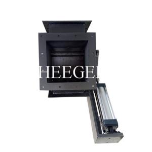 Squre Stainless Steel Three Way Valve 300x300mm Three Way Plug Valve