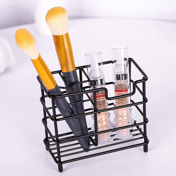 Single Marble Stone Stainless Steel Toothpaste Holder Stand Bathroom Accessories Organizer Toothbrush Holder