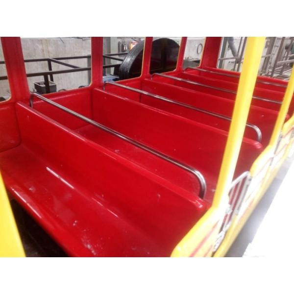 360 Degrees Rotation Kids Theme Park Rides , 24 Seats Crazy Bus Ride For All Ages