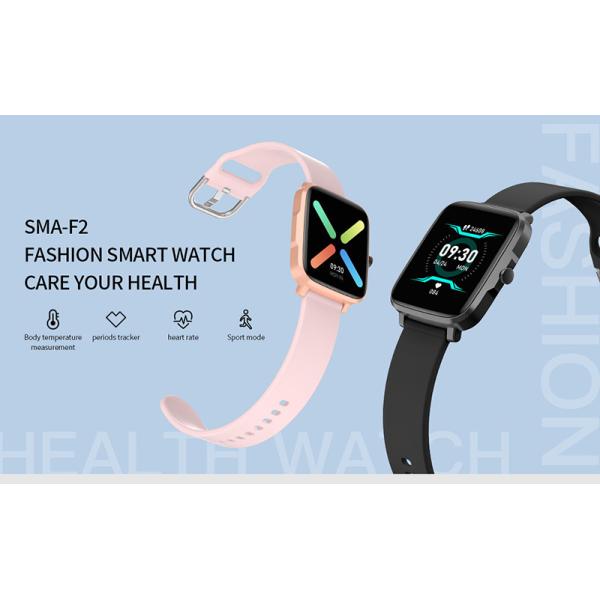 Heart Rate Smartwatch Blood Pressure IP68 Waterproof For Magnetic Charge