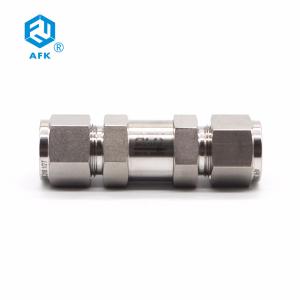 6000psi Instrument Check Valve AFK Ferrule Stainless Steel BSPT NPT