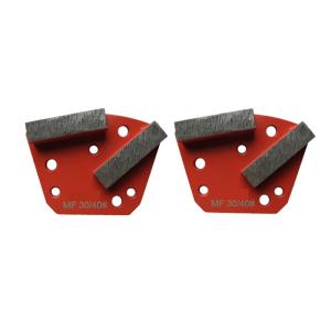 Trapezoid Concrete Diamond Tools Shoes 16# Bar Segment 40*10*10mm Size