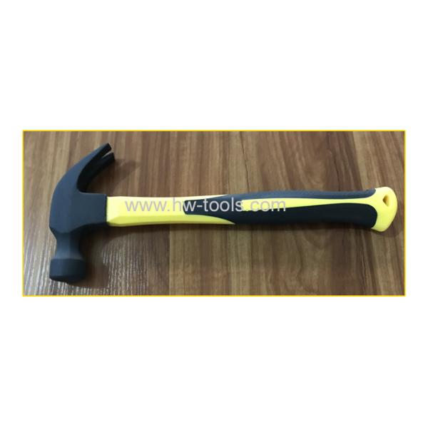 American type claw hammer with fiberglass handle