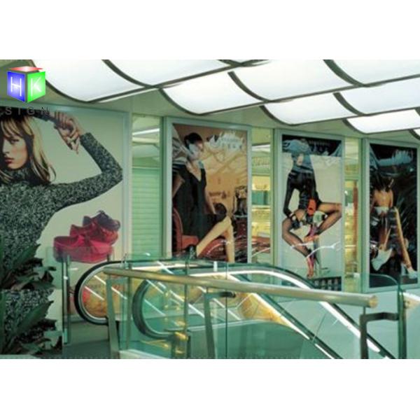 Large LED Slim Aluminum Light Box Frameless Poster Display For Advertisement