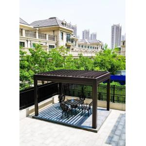 Aluminum Louvered Pergola Metal Pergola With Retractable Roof Louvered Pergola