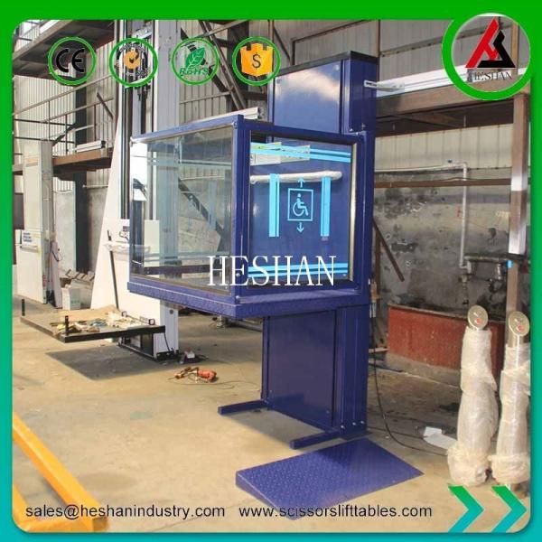 Buy Small Home Vertical Wheelchair Lift Elevtor Hydraulic Disabled Platform Lift at wholesale prices