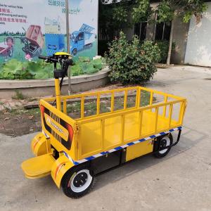 Logistic Warehouse Electric Flatbed Trolley Flat Bed Loading 800kg