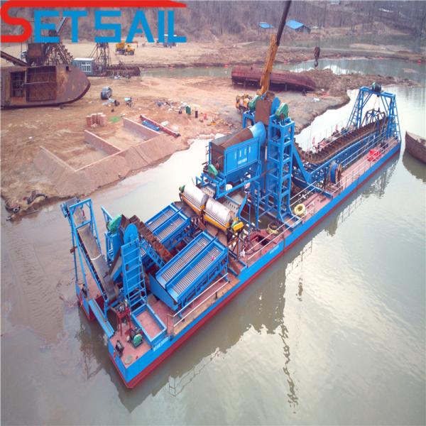 Chain Bucket River Gold Diamond Dredging Equipment for Sale
