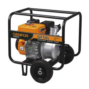 2 Inch Gasoline Water Pump 168F 6.5HP Self Priming Water Pump 8m Suction