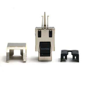 Network Shielded RJ45 Keystone Module Cat6 Keystone Jack Connector