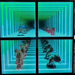 Customizable Red White Blue Luxury LED Glass Neon for Wedding Event Decorations