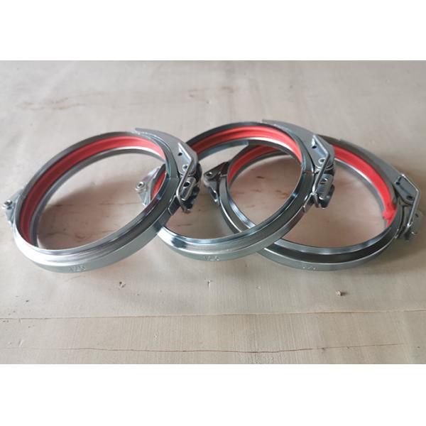 Buy Dust Extraction System Quick Release Pipe Clamp Duct Flange Clamps 80-600mm at wholesale prices
