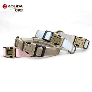 Colorful Walking Safety Luxury Dog Collars , New Style Adjustable Dog Collar