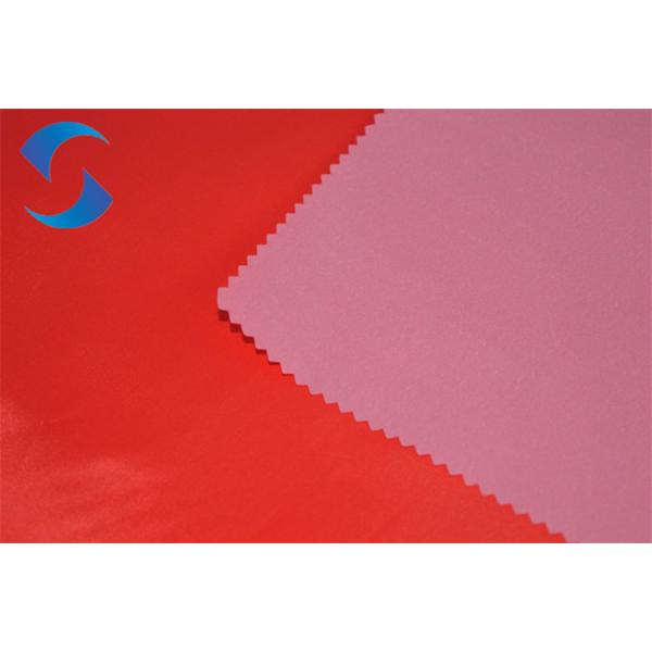 65gsm 58" 190T Polyester Taffeta Fabric PU Milky Waterproof