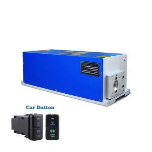 China Key Chain DPSS CO2 1064nm Uv Laser Engraving Machine 0.125mJ With Rotary on sale