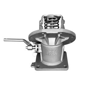 Sliver Stainless Steel Angle Valve for Control and Regulation of Medium