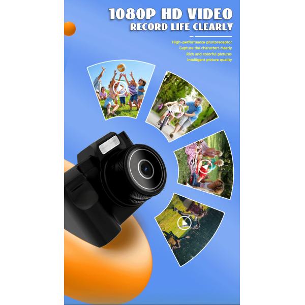 0.96inch Mini Camcorder Compact Camera For Students Photography Kids 180mah Capacity Battery