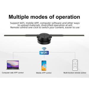 3D Holographic Display Fan with LED 24 Hours Response Time and 176° Viewing