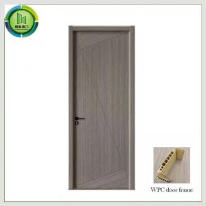 Quality Termite Resistant Soundproof UPVC Door , Wpc Readymade Doors 900mm Width for sale