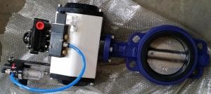 DN40 ~DN1800 Pneumatic Butterfly Valve With Ductile Iron / Stainless Steel,SS304