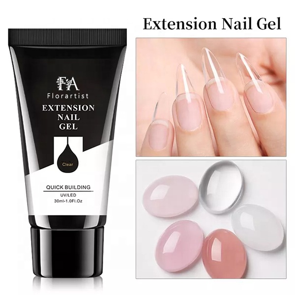 Free Sample Wholesales Customization Acrylic Hard Gel Professional Nails Extension Poly Gel for Nail Art