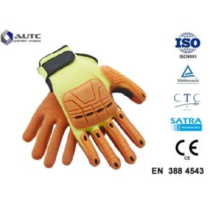 Two Layer Half Leather PPE Safety Gloves fire resistance