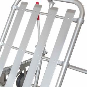 Hospital Medical Adjustable Patient Trolley Aluminum Alloy Emergency Rescue