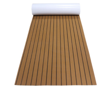 120kgs/M3 Melors 90in X 35in Synthetic Teak Deck / Marine Eva Foam Decking
