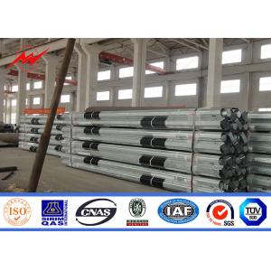 Hot Dip 11m 12m 15m Galvanized Tapered Monopole Tower