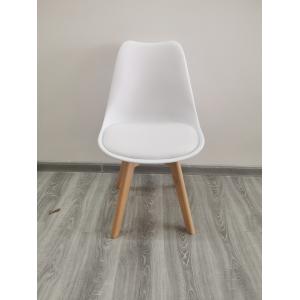 40'HQ Living Room Chairs with PU Cushion 1488pcs Prices Nordic Wooden Tulip