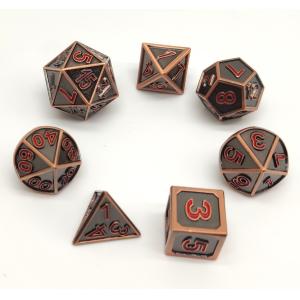 Practical Plating Sharp Edge Dice Set , Multipurpose Custom Dice Sets