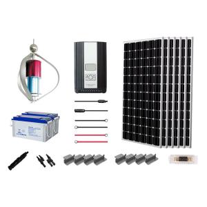 Advanced Off Grid Hybrid Power Systems 200W Home Solar Kit Long Service Life