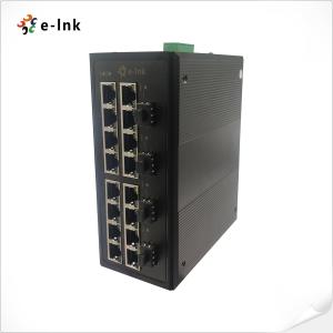 16 Port Managed PoE Industrial Switch Sfp Gigabit Din Rail Mount