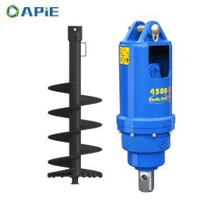 Multi Functional Earth Auger Attachment Efficient Drilling Machine Auger For All Soil Types