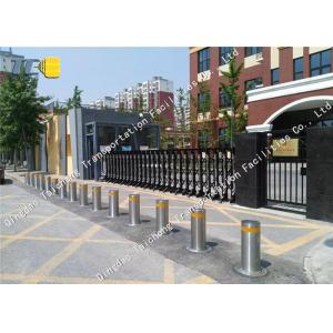 Pneumatic Automatic Rising Bollards Systems 304 Stainless Steel Material