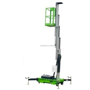 Single mast aluminum alloy Lifter with a working height of 4-26m 6m 7m 8m 9m 10m