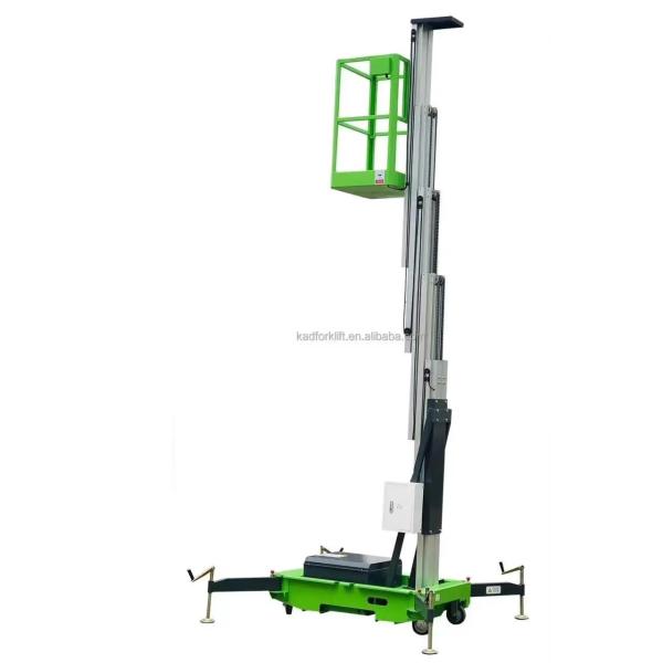 Single mast aluminum alloy Lifter with a working height of 4-26m 6m 7m 8m 9m 10m