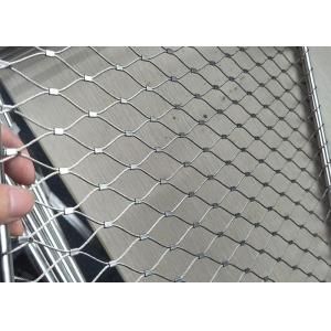 8m Width Stainless Steel Wire Rope Netting Mesh Screen