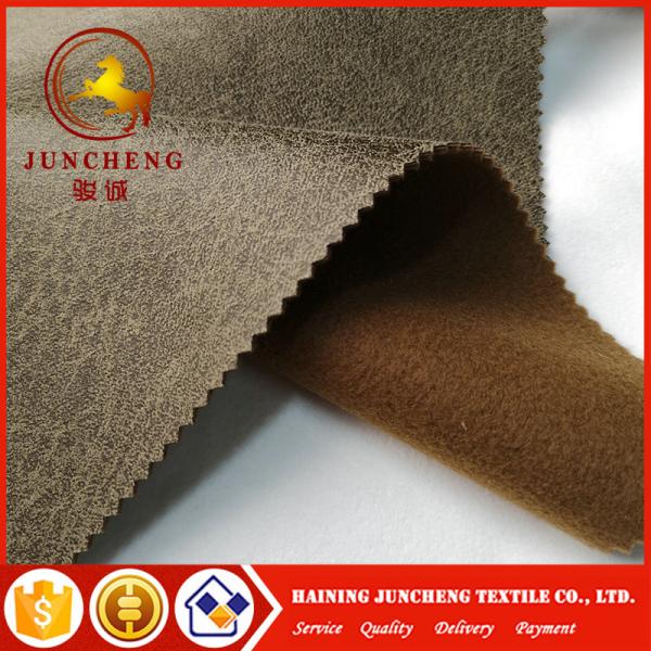 luxury embossed suede fabric for USA Market
