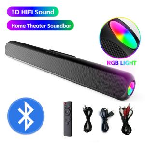 2.0CH TF Card LED TV Soundbar Television Sound Bars With 2000mA Battery