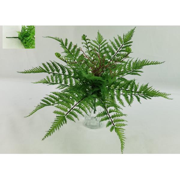 Buy No Allergies 38CM 18 Leaves Faux Fern Plants at wholesale prices