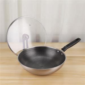Non Stick 32cm Stovetop Frying Pan Honeycomb Stainless Steel