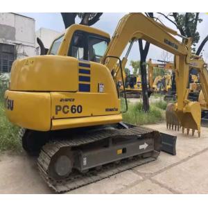 Japan six tons of second-hand strong power mini Komatsu crawler excavator PC60-7
