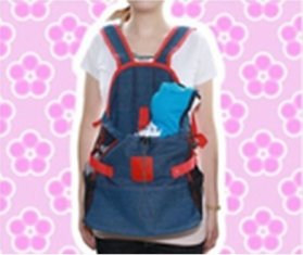Quality Convenient Jeans +mesh Pet Backpack Carrier odm-z14 for sale